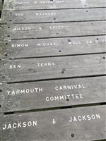 Sponsoring a plank on the pier